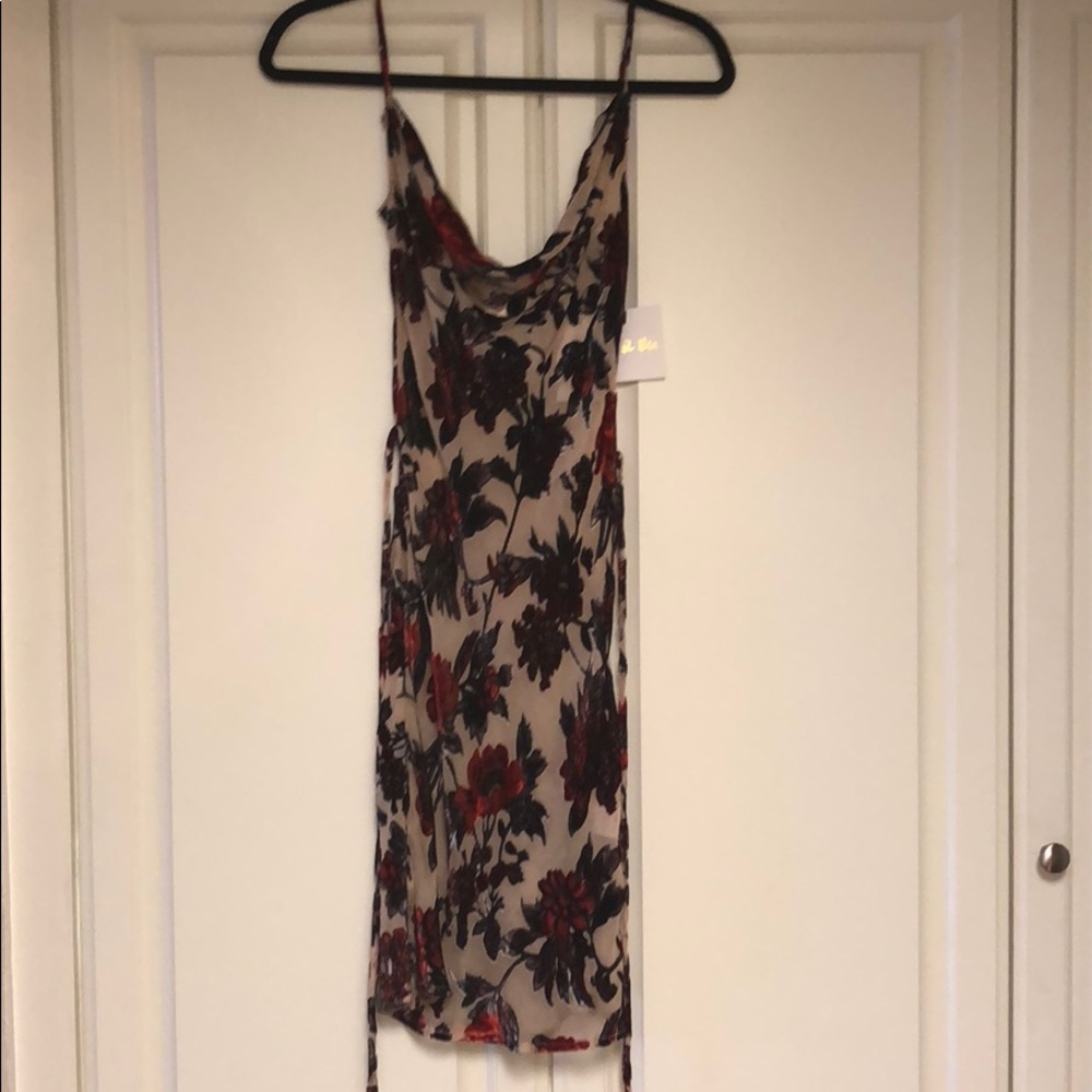 Rat and Boa Nude Floral Dress